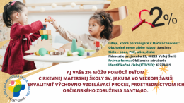 2 % z daní pre CMŠ - OZ Santiago