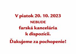 FARSKÁ KANCELÁRIA