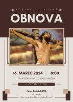 Pozvánka na pôstnu duchovnú obnovu
