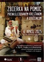 Zbierka na pomoc prenasledovaným kresťanom a utečencom