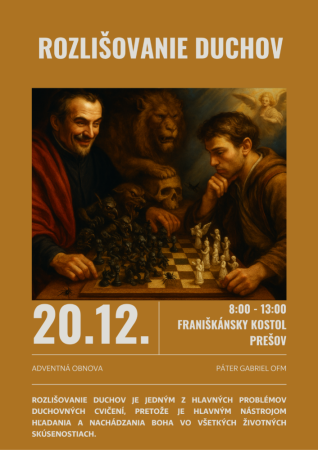 Adventná duchovná obnova o rozlišovaní duchov