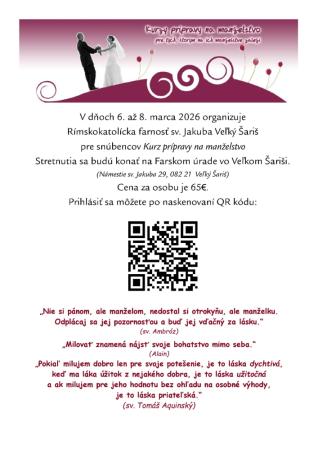 Kurz prípravy na manželstvo