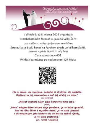 Kurz prípravy na manželstvo