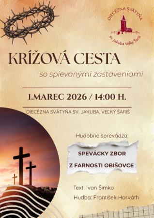 Krížová cesta so speváckym zborom z Obišoviec