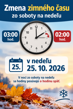 ZMENA ČASU!